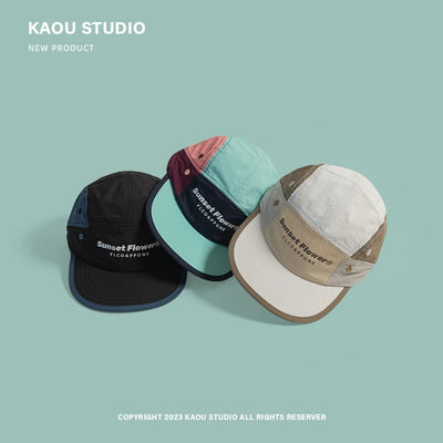 Street Hip-Hop Baseball Cap Men's and Women's Quick-Drying Thin Peaked Cap Wide Brim Sunshade