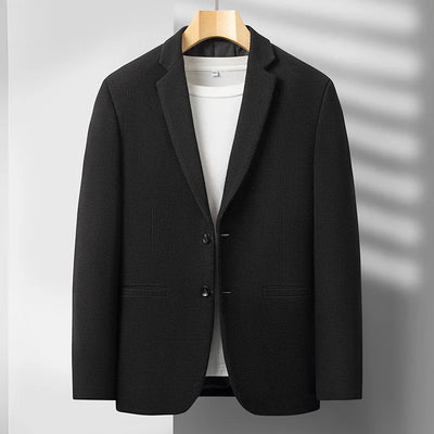 2025 Men's High-End Boutique Wool Suit Casual Business Top Coat Fashion Gentleman Party Four Seasons Elegant Tailored Suit