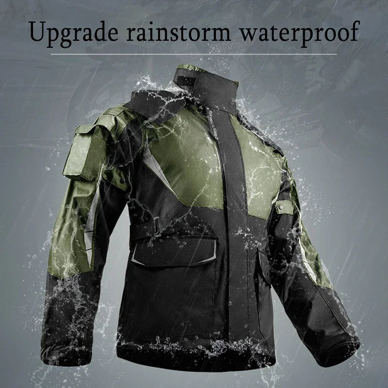 Waterproof Outdoor Raincoat Motorcycle Raincoat For Men Breathable And Comfortable Ultra-thin Rain Coat Motorcycle Suit
