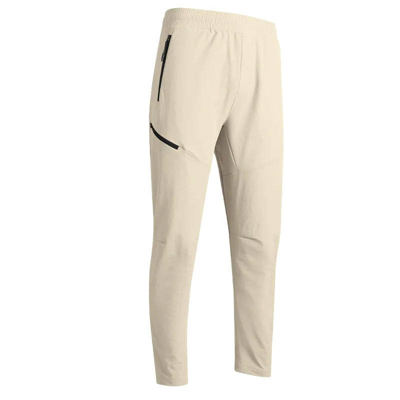 Mens Sports Pants Pocket Waterproof Running Fashion Training Trousers Quick Dry Outdoor Gym Working Causal Jogging Sweatpants
