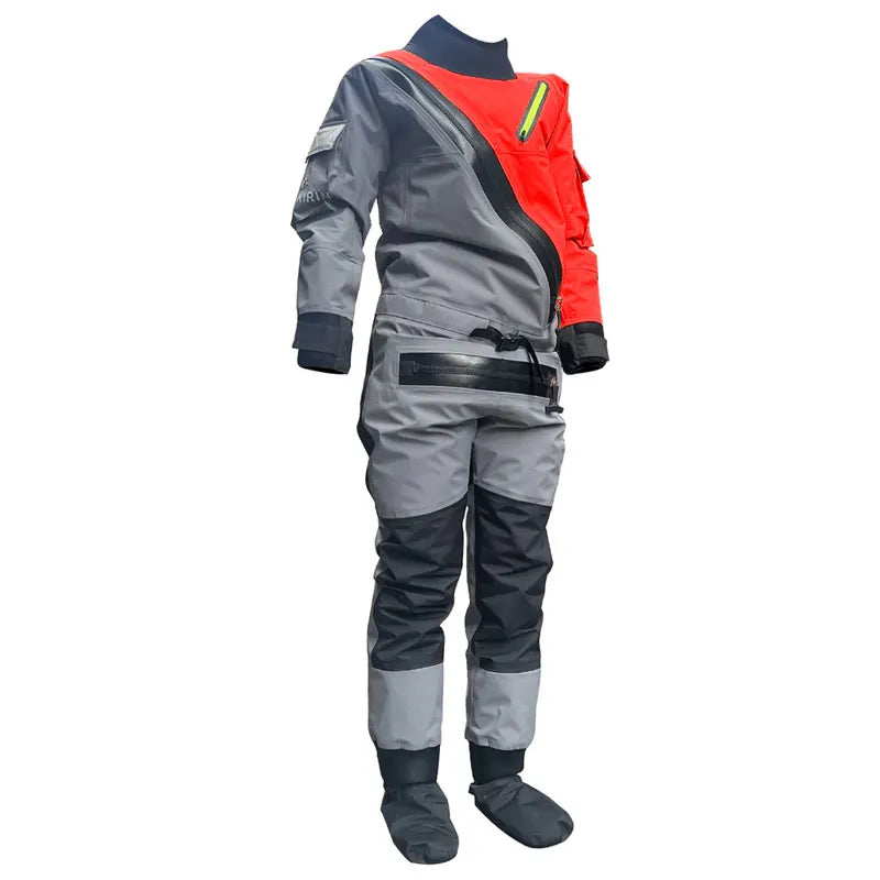 3-Layer Waterproof Breathable Men's Dry Suit  Warm Drysuit for Expedition Paddling Kayak Fishing. Whitewater Wading Water Sport