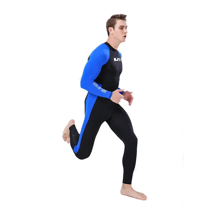 Men Youth Boys Wetsuit Thin Quick-Drying Swimsuit One-Piece Anti-Jellyfish Surfing Sunscreen Clothes Swimming Suit Dive Skin