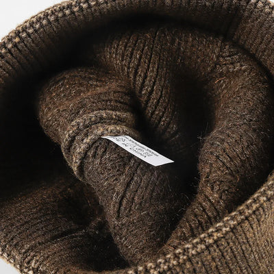 Outdoors Thick Soft Stretch Knitted Hat Hight Quality Elastic Skull Caps Beanies With Custom Logo Embroidery for Man Woman