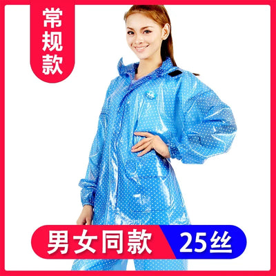 Motorcycle Raincoat Suit Waterproof Rain Coat Women Transparent Electric Riding Car Battery Pink Plastic Suit Capa De Chuva Gift