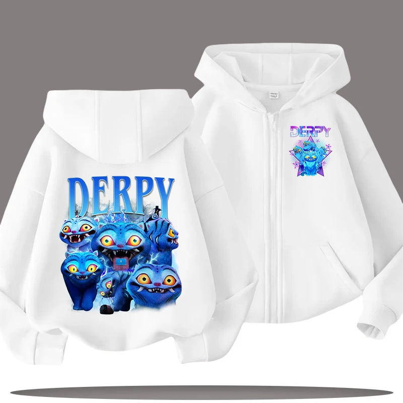 2026 Funny Zip Up Sweatshirts Kpop Demon Hunters Hoodie Children Clothes Kid Girl Boy Sweatshirt Zipper Hoody Baby Casual Top