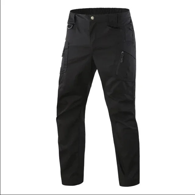 Men Cargo Pants Trousers Multi-pocket Waterproof Wear-resistant Casual Training Overalls Clothing Comfortable Breathable