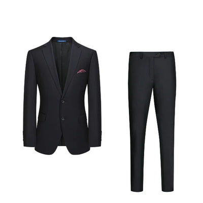 2025 Summer 70% Wool Grey Suit for Men - Premium Business Formal & Wedding Tuxedo Set, Groom's Breathable Blazer & Dress Pants