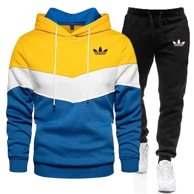 2025 Brand Autumn and Winter Hoodie Suit Men's Fashion Hoodie Brand Pants Casual Jogging Suit Sports Wear Sweatshirt
