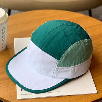 Custome Logo Personalized Quick-drying Five-panel Flat-brimmed Hat Men and Women Outdoor Breathable Sports Sunshade Baseball Cap