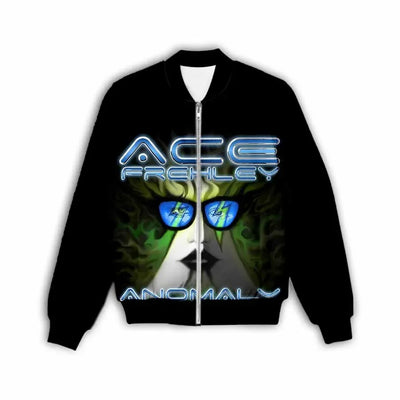 New Fashion Women/Men's 3D Print  Ace Frehley   Zipper Bomber Jackets Men Overcoat Mens Coat Zip Up Jackets    C1