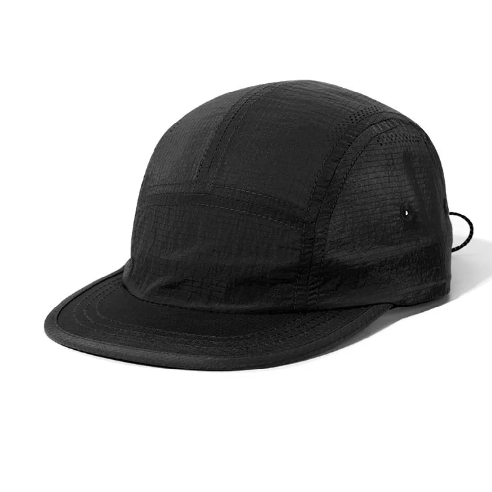 Casual Japanese Style Splicing Baseball Cap Quick-drying Adjustable Sunshade Cap Thin 5-Panel Sun Visor Cap Unisex