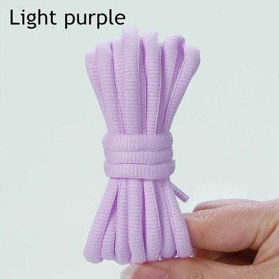 1Pair Oval Shoe Laces Half Round Athletic Shoelaces for Running Sneakers Laces Shoes Strings Durable without Fading Shoelace
