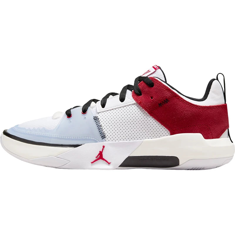 Nike official genuine JORDAN men's low cut lace up breathable fashionable basketball shoes FD2336-160
