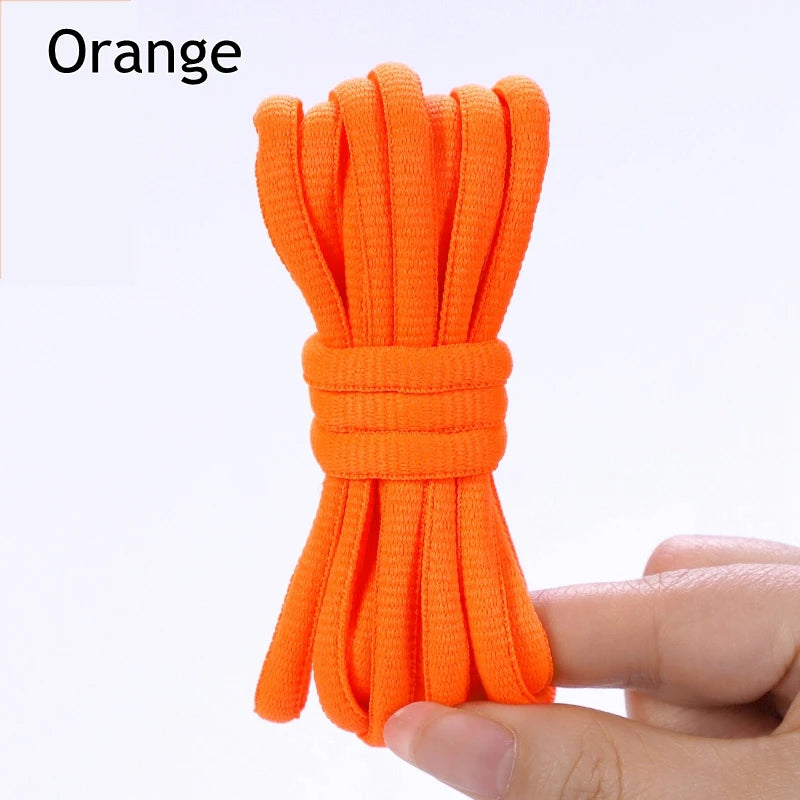 1Pair Oval Shoe Laces Half Round Athletic Shoelaces for Running Sneakers Laces Shoes Strings Durable without Fading Shoelace