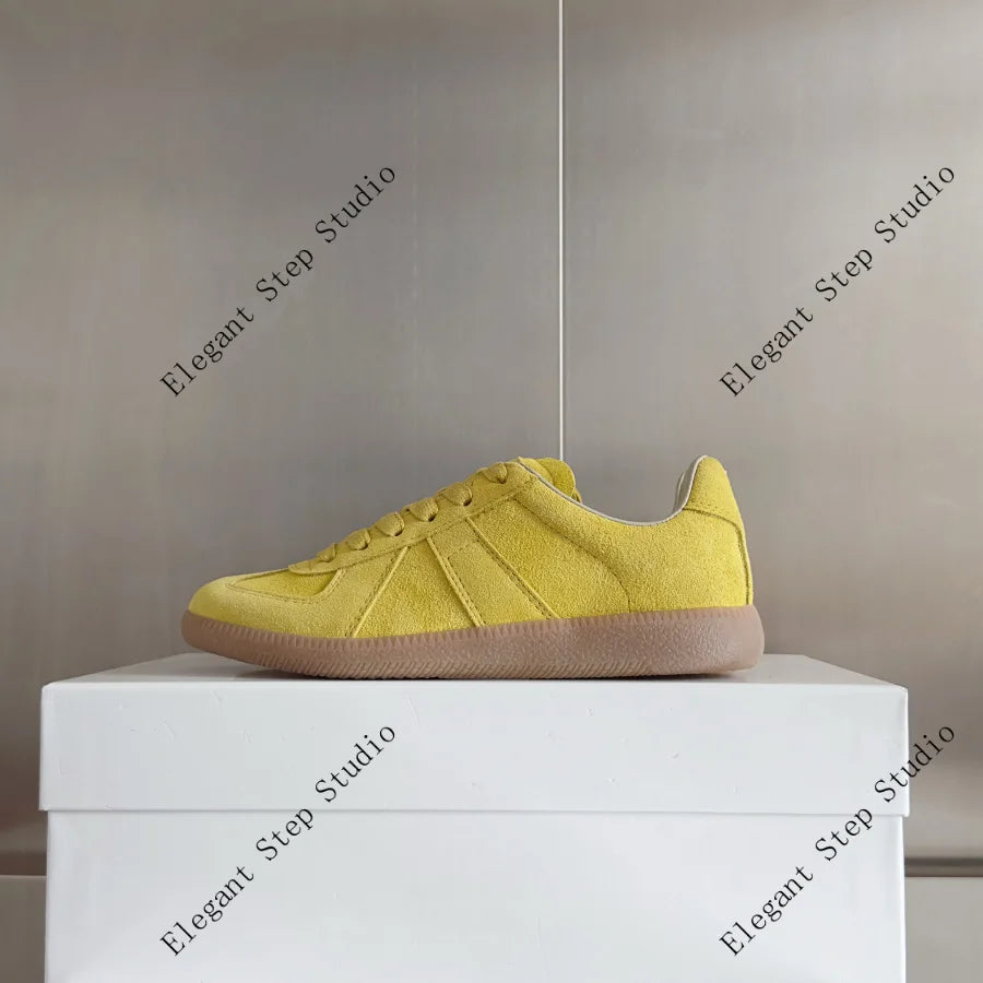 Unisex Shoes Low-top Sneakers Vintage Design Classic German Army Trainers