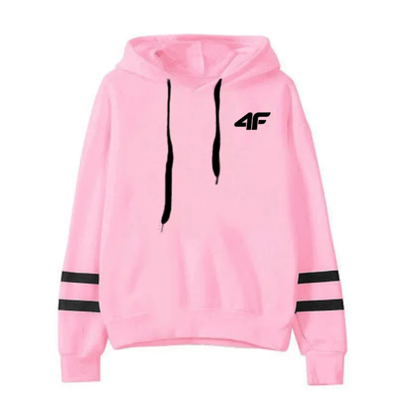 Hot Sales Women's Tracksuit Hoodies Stripe Casual Single Piece Sweatshirts and Daily Sweatpants Comfort Outdoor Jogging Sports