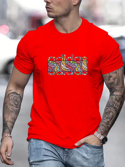 Fashion Brand Heavy Cotton T-shirt Men Women Round Neck Short-sleeved American Trendy Luxury Brand T-shirt Casual Loose Tops