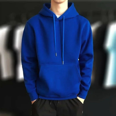 Hoodie Sweatshirts Men Clothes Solid Color Black Gray Pink Blue Fleece Sweatshirt Hip Hop Hoody Male Hooded Sweater Casual Tops