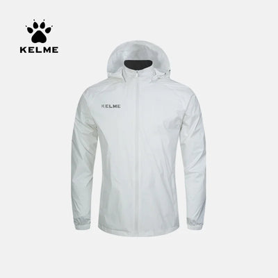 KELME Men's Waterproof Jacket  Windbreaker Soccer Training Lightweight  Training  Outwear Quick Dry Coat  8163WT1001
