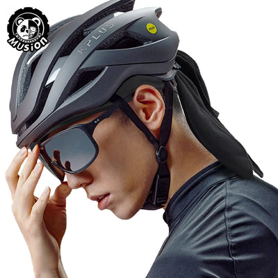 Musion Durag for Men Cycling Pirate Hat Breathable Mesh Pirate Bandana Cap Sweat Absorbent Helmet Inner Head Cover Skull Cap for