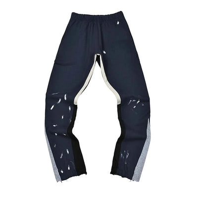 2025 GD Letter Printed Women Men Sweatpants Joggers LA Flare Splash-ink Side Striped Men Stretch Waist Jogging Pants Trousers