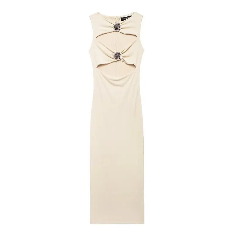 Fall 2024 Women's Design Sensation Slim Fit Long Svel Hollow out Dr Ele Sle New Arrival Faionable Gown