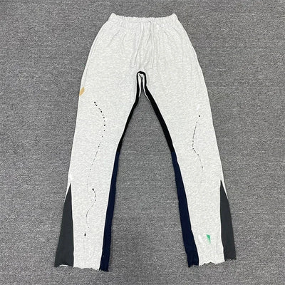 Tie Dye Sweatpants Y2K Pants Mens Womens Harajuku Hip Hop Tie Dye Graffiti Baggy Pants Drawstring Jogging Casual Trousers