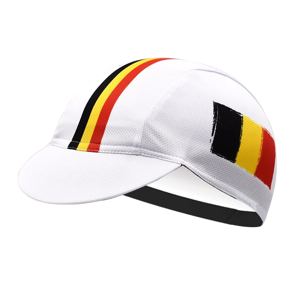 Classic Retro Belgium Cycling Cap Summer Breathable Racing MTB Bicycle Hat