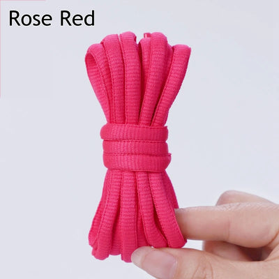 1Pair Oval Shoe Laces Half Round Athletic Shoelaces for Running Sneakers Laces Shoes Strings Durable without Fading Shoelace