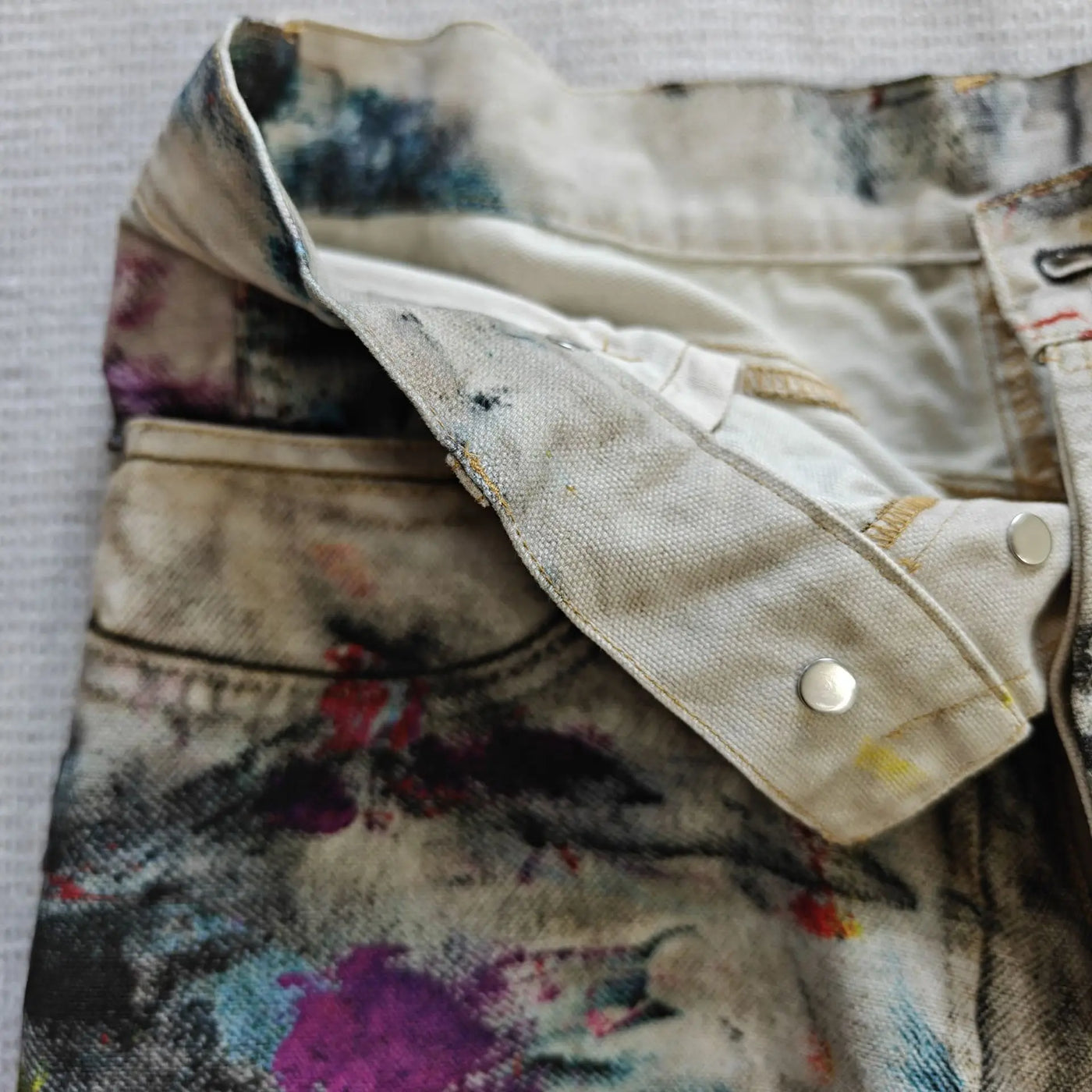 2025 New Candy Ink Old Washed Denim Zipper Slim Fit Straight PANT Jeans Cotton Denim Pants Casual Jeans Size XS-2XL #N025