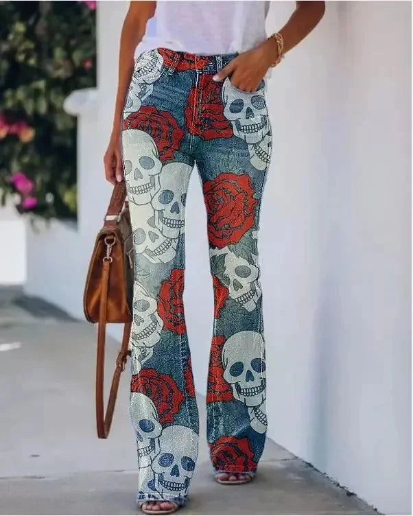 2022 New Independent Station Selling Plus Size Women's Casual Trousers Thin Style Jeans Women's Fashionable Elegant Design