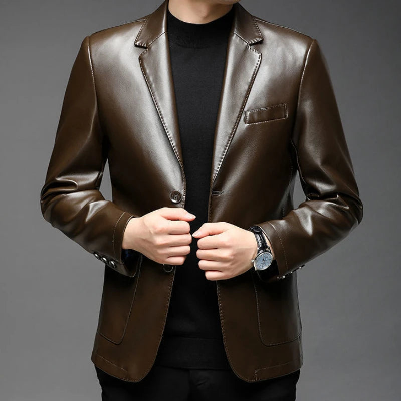 Coats Spring Autumn Man Dress Suits and Blazers High Quality Luxury Designer Clothes Handsome Gentleman Business Jacket for Men