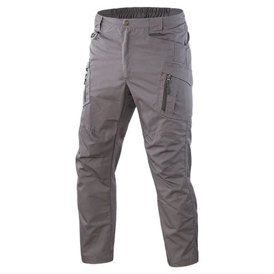 Men Cargo Pants Trousers Multi-pocket Waterproof Wear-resistant Casual Training Overalls Clothing Comfortable Breathable