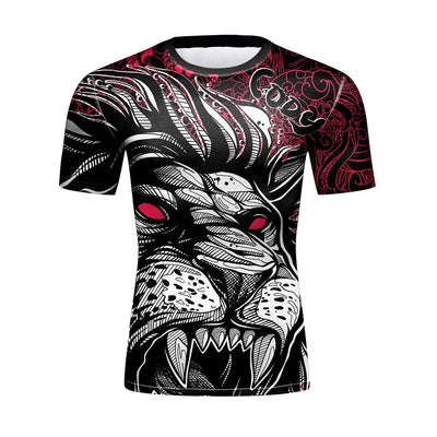 Rush Guard Jiu jitsu MMA Compression T-Shirt+Pant Suit Muay Thai Shorts Bjj Boxing Rashguard Men's Grappling Kickboxing Clothing