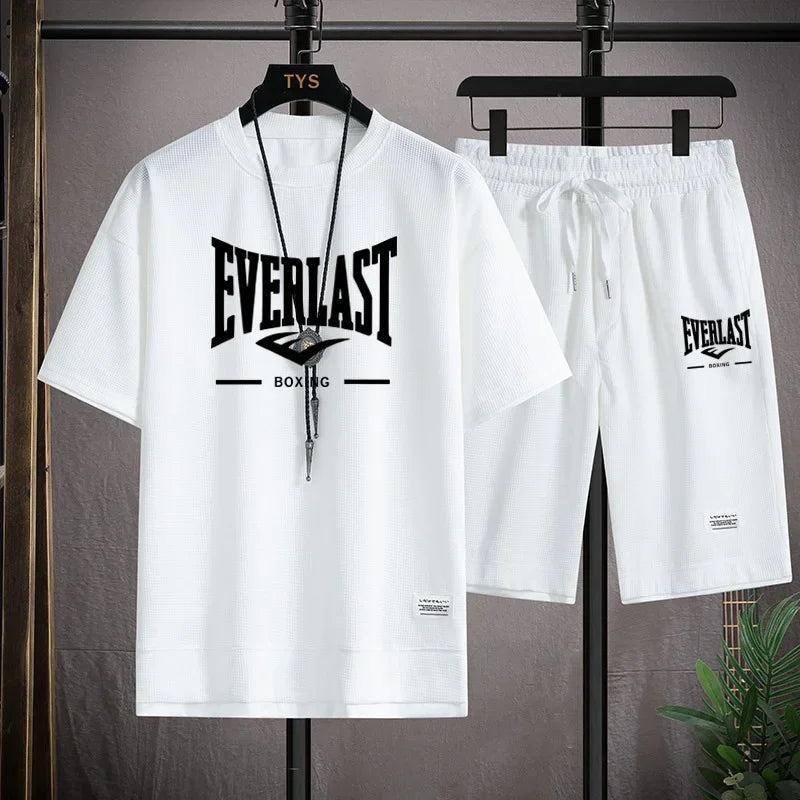 Men's summer Waffle set: