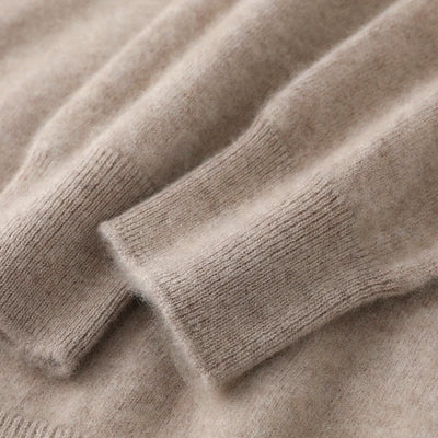 DjzDsm Autumn Winter Men's Sweater 100% Merino wool Thick Hooded Pullover Soft Knitwear Casual Comfort Wool Clothing Tops