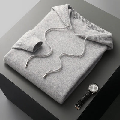 Men's female cashmere One-piece ready-to-wear Hoodie 100% Merino Wool Knitted Sweatshirt Autumn Winter Casual Large Top Long
