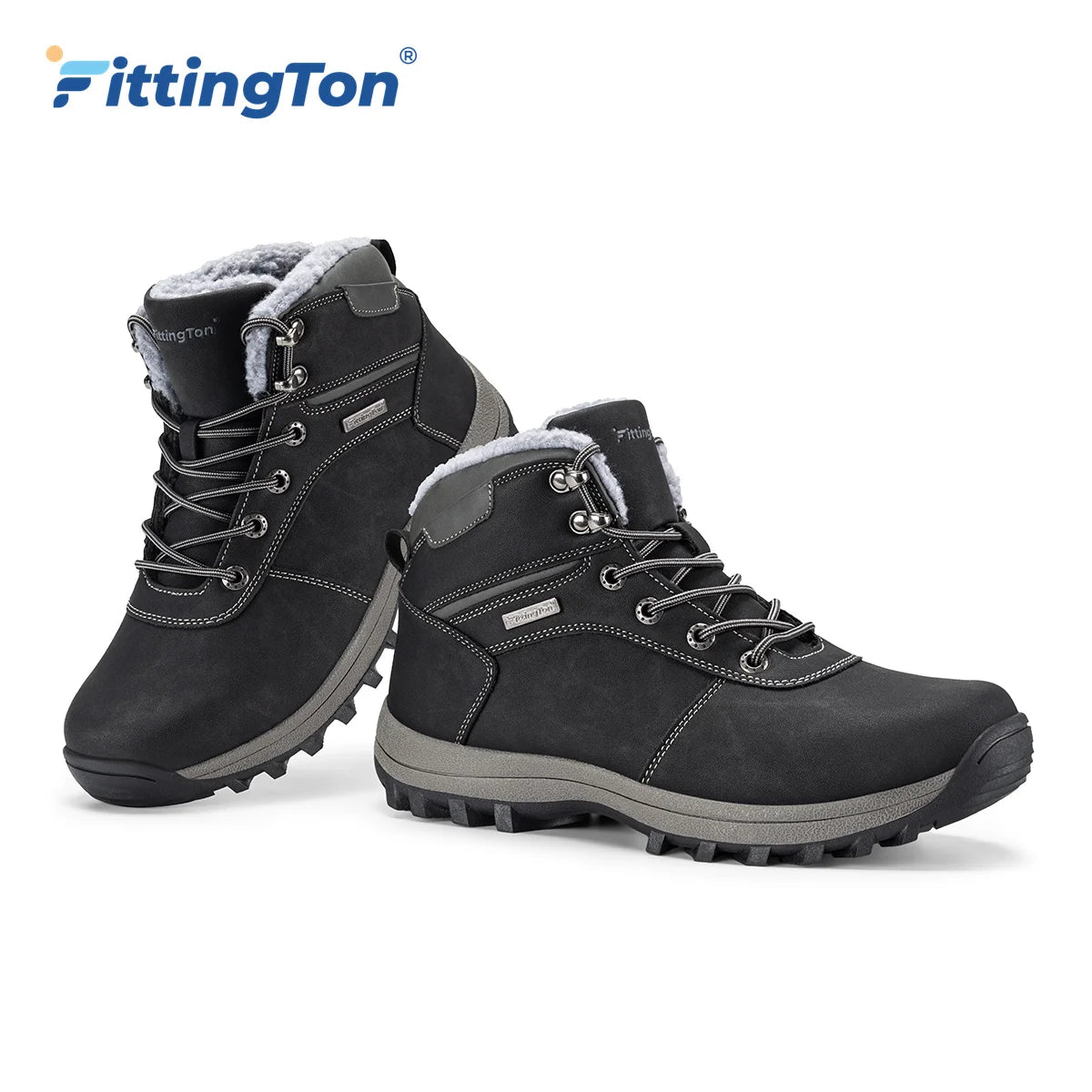 Newest Men's Winter Boots Thick Warm Snow Boots Anti-slip Lightweight Comfortable Fur Lined Boots Outdoor Winter Shoes for Men