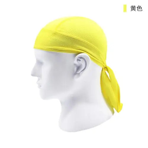 Quick Dry Pure Cycling Durag Head Scarf Summer Men Running Riding Bandana Headscarf Ciclismo Pirate Cap Headband