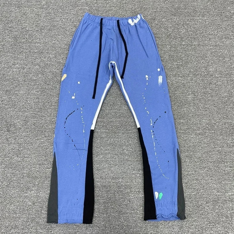 Tie Dye Sweatpants Y2K Pants Mens Womens Harajuku Hip Hop Tie Dye Graffiti Baggy Pants Drawstring Jogging Casual Trousers