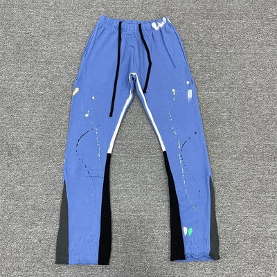 Tie Dye Sweatpants Y2K Pants Mens Womens Harajuku Hip Hop Tie Dye Graffiti Baggy Pants Drawstring Jogging Casual Trousers