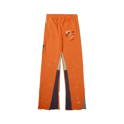 Luxury Cotton Graffiti Patchwork Casual Pants Mens 2024 New Brand Clothes Women Retro High Street Sweatpants Graphic Trousers