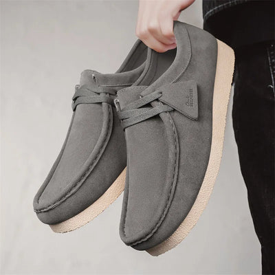 Khaki Kangaroo oes Men's Retro Casual Daily Commuting Autumn 2025 New Loers Versatile Men's oes round Toe Comfortable R...