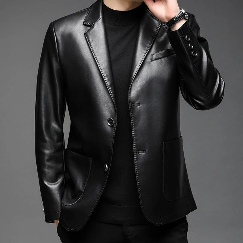 Coats Spring Autumn Man Dress Suits and Blazers High Quality Luxury Designer Clothes Handsome Gentleman Business Jacket for Men