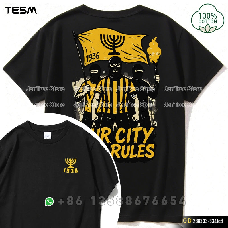 TESM Summer Men Pure Cotton T-shirt Casual Street Fashion Short-sleeved Team Party Clothing 100 Cotton Solid Color Shirt