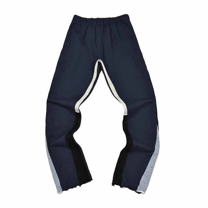 2025 GD Letter Printed Women Men Sweatpants Joggers LA Flare Splash-ink Side Striped Men Stretch Waist Jogging Pants Trousers