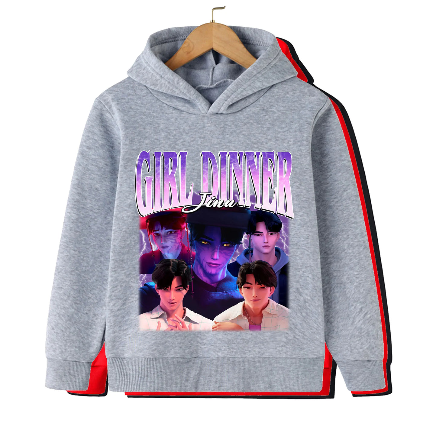 Kpop Witch Hunt Children's clothing, including men's and women's spring and autumn hoodies and fashionable sweatshirts