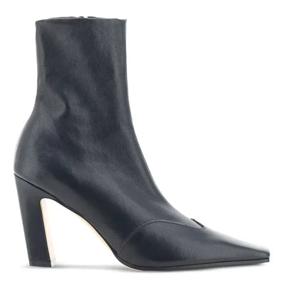 Shiny Patte Leather Patchwork Sewing Ankle Boots Sexy Square Toe Zipper Accept Customized New Arrivals Fashion Women Boots