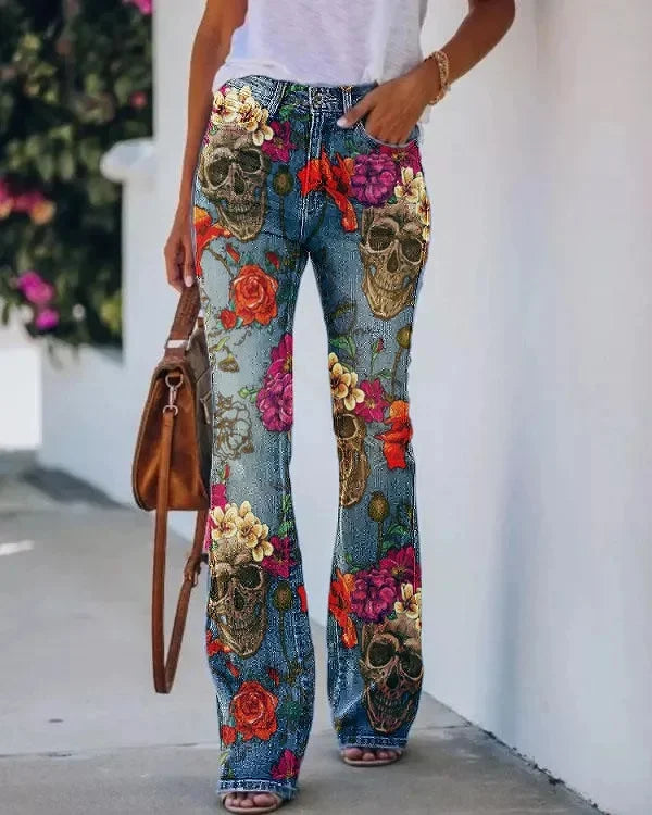 2022 New Independent Station Selling Plus Size Women's Casual Trousers Thin Style Jeans Women's Fashionable Elegant Design