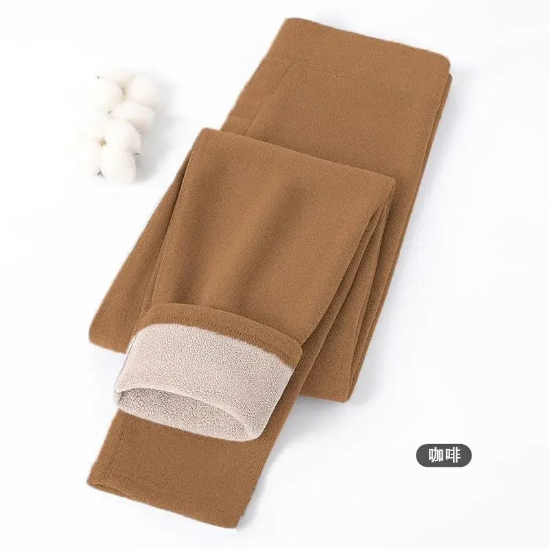 Winter Men Thermal Underwear Bottoms High Waist Skin-Friendly Fleece Thermo Tights Slim Pants elasticity Comfortable Long Johns